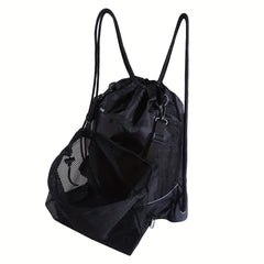 Large Capacity Drawstring Backpack Portable Gym Bag
