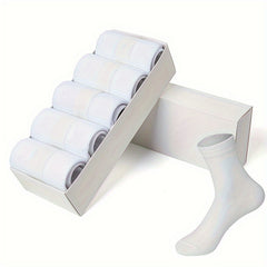 5prs Quarter Socks Men Women Breathable Comfortable Soft Socks Spring Summer