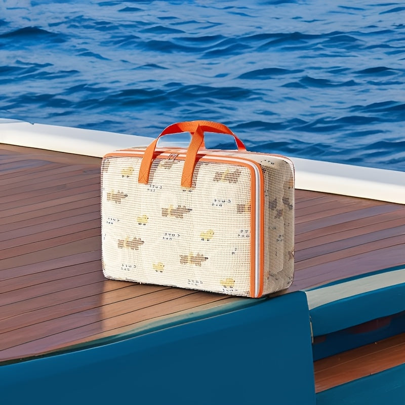 Large Capacity Waterproof PVC Buggy Bag for Moving Luggage Quilt Clothing