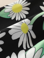 Girls Flower Wide Leg Pants