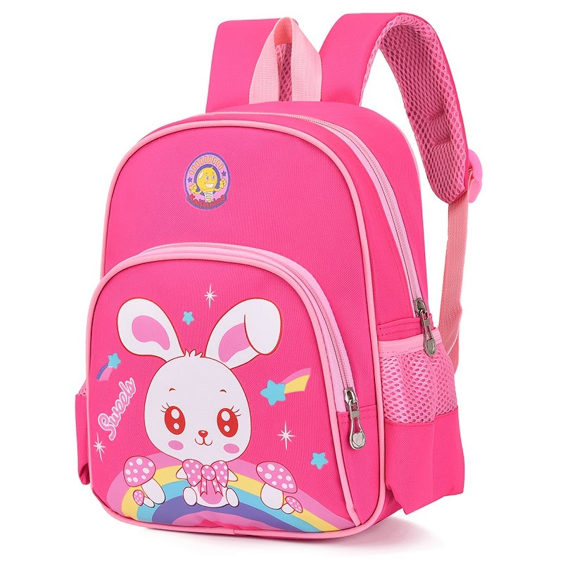 Kids Cartoon Rabbit Kindergarten Backpack - Lightweight and Durable