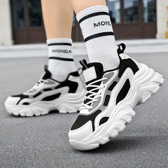 Thick Sole Heighten Breathable Chunky Sneakers Non Slip Dad Shoes