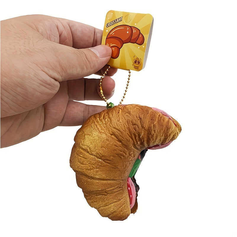Croissant Pop Fidget Toys Soft Fragrance Slow Rebound Squishy