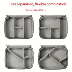 Data Cable Storage Bag Portable Organizer for Outdoor Travel