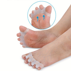 4pcs Silicone Toe Alignment Toe Spacers Bunion Hammertoe Straighteners