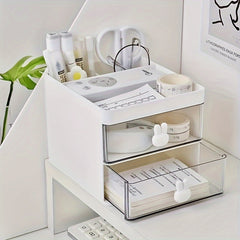 Desktop Storage Box Large Capacity Dorm Stationery Box Living Room Office Drawer