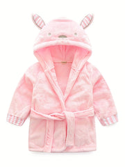 Soft & Warm Baby Hooded Bathrobe Mouse Pyjamas for Boys & Girls