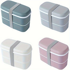 Solid Lunch Box With Chopsticks Suitable For Office Travel Camping