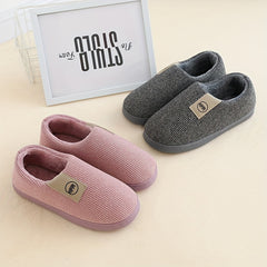 Unisex Winter House Slippers Warm Indoor Bedroom Shoes