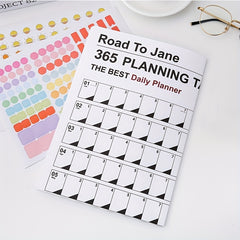 365 Days Calendar Year Planner Memo Morandi American Style
