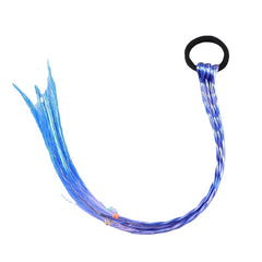Girls Colorful Wig Ponytail Hair Band Kids Hair Accessories