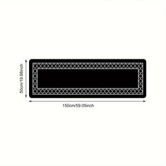 Geometric Print Sponge Floor Mat Non-Slip Kitchen Foot Mat
