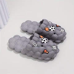 Men's Golf Ball Massage Slides Spa Slippers