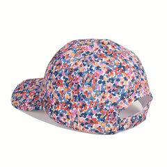 Girls Floral Baseball Cap Kids Sunshade Peaked Cap Outdoor Activities Hat