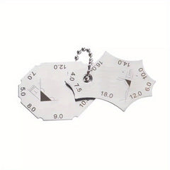 Stainless Steel Fillet Gage Right Angle Seam Pocket Gage