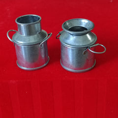 Mini Tin Flower Pot Gardening Scene Small Milk Pot Iron Bucket Flower Arrangemen