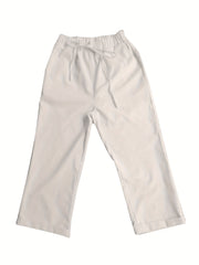 Solid Drawstring Pants with Dual Pockets Women's Clothing
