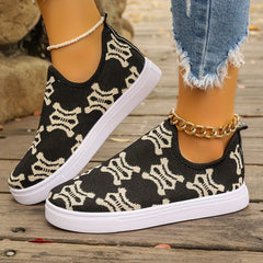 Dance Lion Pattern Slip on Running Shoes for Women Chinese Year Casual Sneakers
