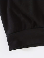 Letter Print Boys Hooded Sweatshirt Spring Fall Kids Clothing