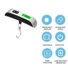 Portable Luggage Scale Digital Hanging Weight Scale for Suitcases