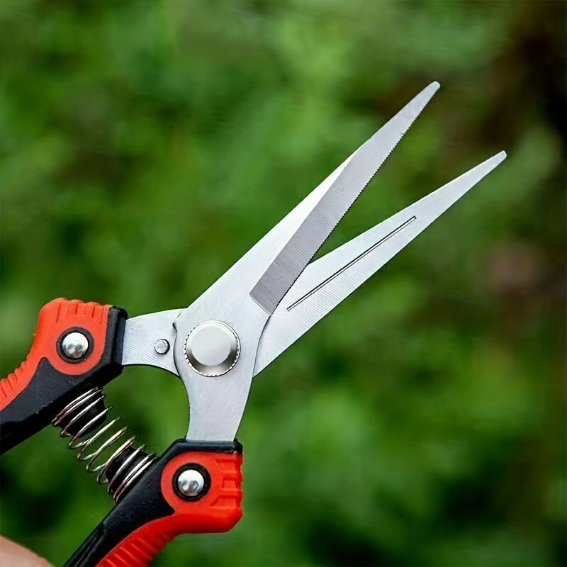 Stainless Steel Fruit Scissors w/ Comfortable Grip Handle