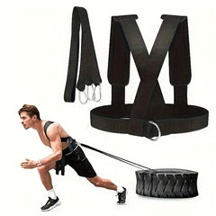 Running Speed Training Belt with 99 lbs Resistance Band