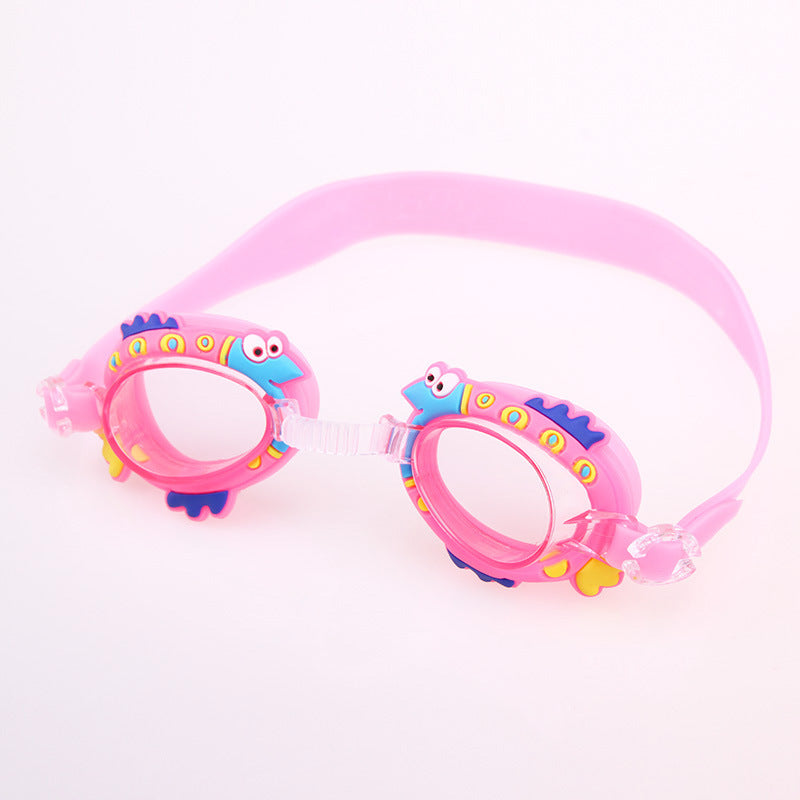 Girls Cartoon Swim Goggles - Waterproof and Adjustable