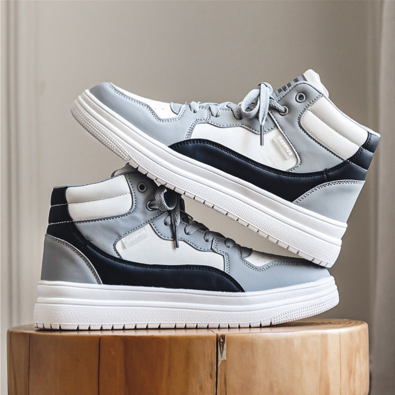 Men's High Top Lace-Up Chunky Skate Shoes