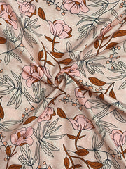 Women's Floral Print Maxi Smock Dress