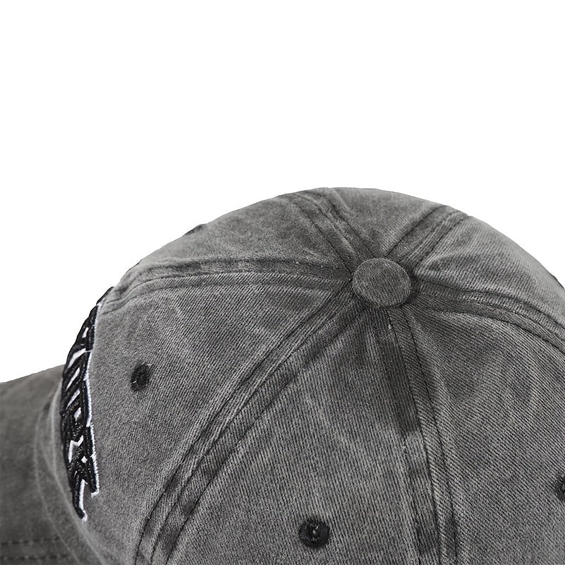 Kids Distressed Baseball Cap YORK Embroidery Sun Protection Hat