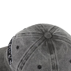 Kids Distressed Baseball Cap YORK Embroidery Sun Protection Hat