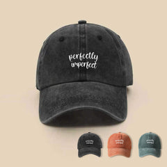 Imperfect Washed Baseball Cap Sun Hat Unisex