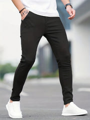 Men's Slim Fit All-match Jeans Casual Street Style Denim Pants