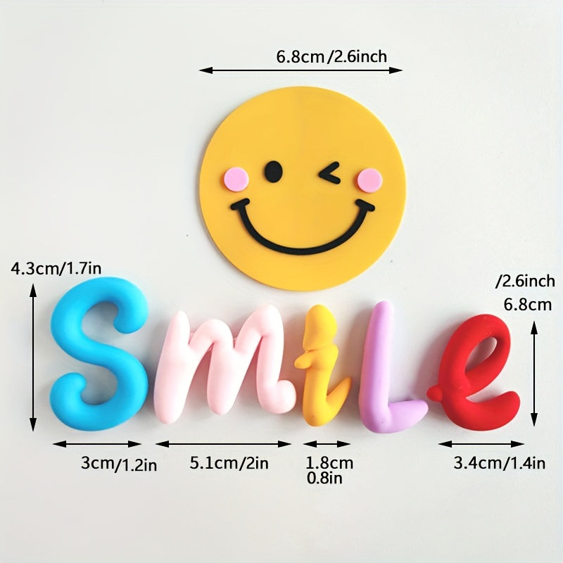Happy Face Cake Decoration Ornaments - Birthday Inserts
