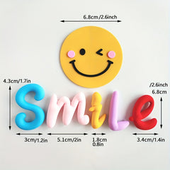 Happy Face Cake Decoration Ornaments - Birthday Inserts