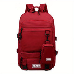 Large Capacity Laptop Schoolbag Mesh Outdoor Hiking Bag
