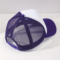 Men's Breathable Baseball Cap with Letter Print