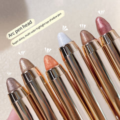 Double-Headed Pearly Eyeshadow Stick Smudge-Proof Eye Makeup