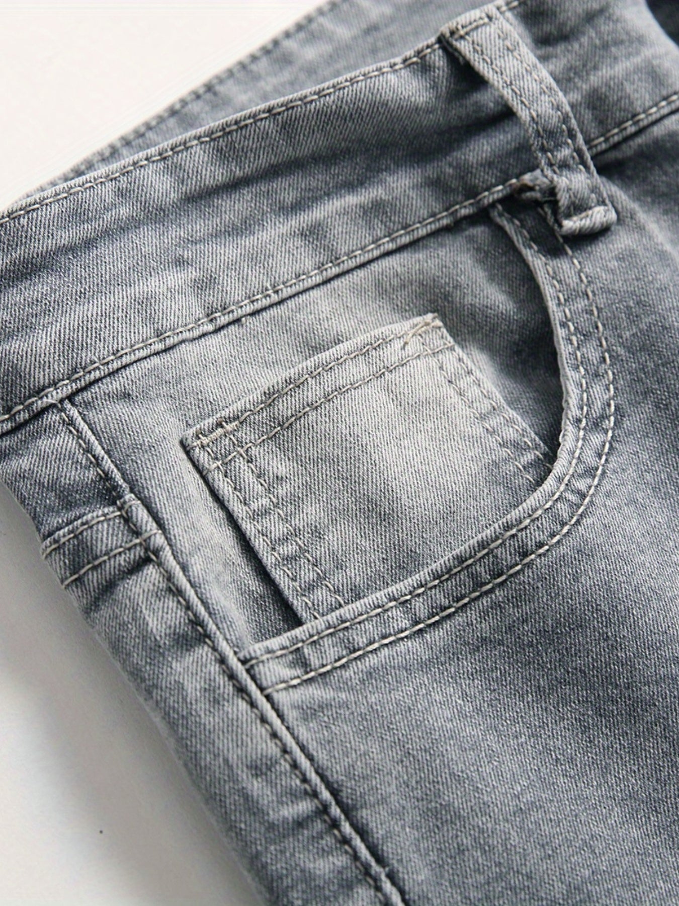 Men's Splatter Ripped Jeans Casual Street Style Denim Pants