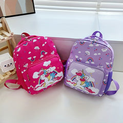 Cartoon Unicorn Backpack For Kids Aged 3-12 Lightweight Kindergarten Bag