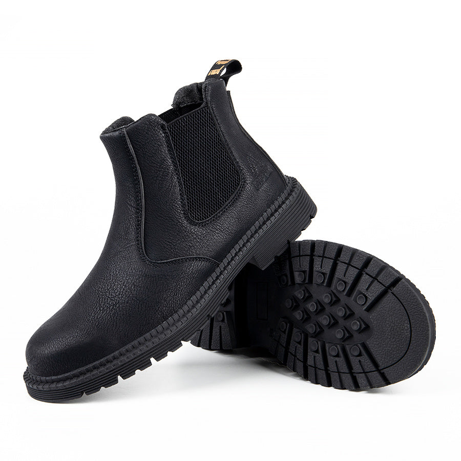 Steel Toe Slip On Work Boots Non Slip Safety Sneakers