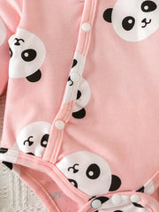 Baby Girls Long Sleeve Graphic Onesie