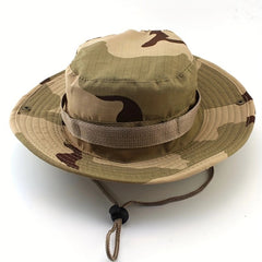 Camo Bucket Hat for Camping and Fishing