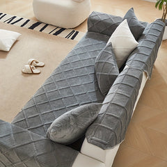 Quilted Sofa Slipcover Furniture Protector for Home Decor