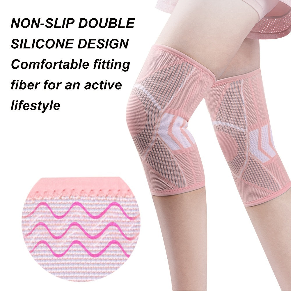 Breathable Anti Skid Compression Knee Pads for Sports Unisex Protective Gear