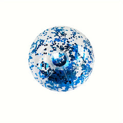 Glitter PVC Inflatable Beach Ball - Two Sizes