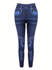 Print Yoga Pants Stretchy Running Fitness Workout Leggings