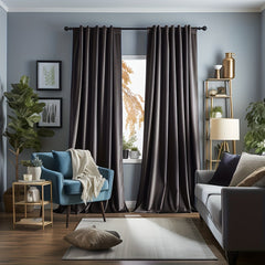 1panel Solid Curtain For Living Room And Bedroom Office Home Decor