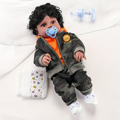 19 Inch Silicone Body Boy Doll Hot Selling Christmas Gift For Children