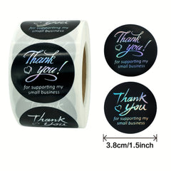 500pcs Thank You Sticker Sealing Sticker Self adhesive Label Roll Sticker